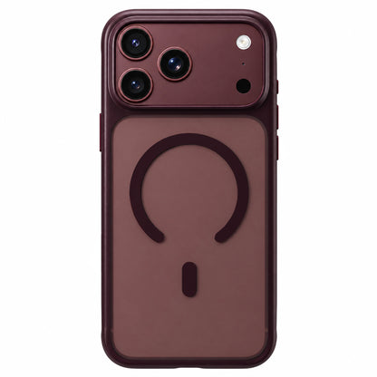 MagSafe-kuori Apple iPhone 18 Pro / 17 Pro -puhelimelle, Blueo, ihoystävällinen ja iskunkestävä, satiininpunainen