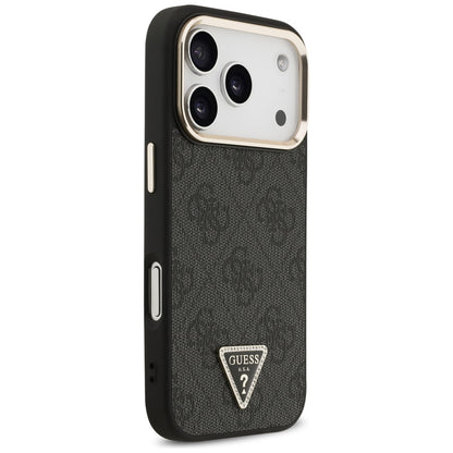 MagSafe-kuori Apple iPhone 18 Pro / 17 Pro:lle, Guess, 4G Triangle Logo, Musta