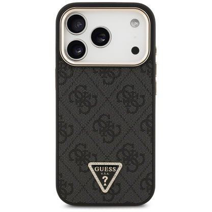 MagSafe-kuori Apple iPhone 18 Pro / 17 Pro:lle, Guess, 4G Triangle Logo, Musta