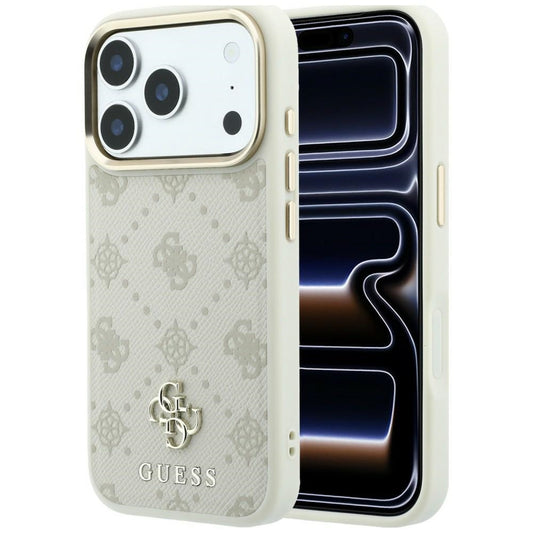 MagSafe-kuori Apple iPhone 18 Pro / 17 Pro:lle, Guess, Peony 4G Pieni Logo, Beige