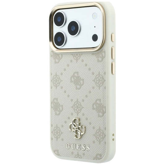 MagSafe-kuori Apple iPhone 18 Pro / 17 Pro:lle, Guess, Peony 4G Pieni Logo, Beige