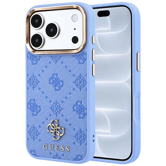 MagSafe-kuori Apple iPhone 18 Pro / 17 Pro:lle, Guess, Peony 4G Pieni Logo, Sininen