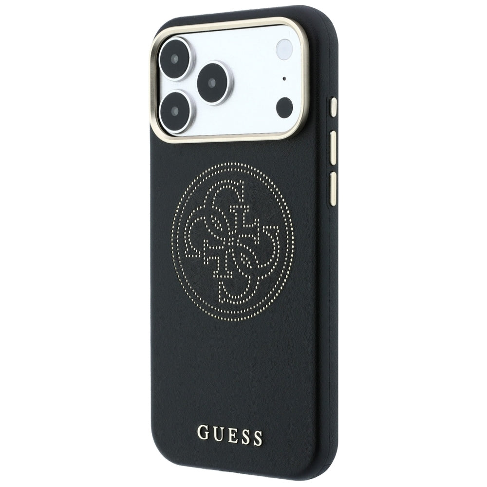 MagSafe-kuori Apple iPhone 18 Pro / 17 Pro:lle, Guess, Perforated 4G, Musta