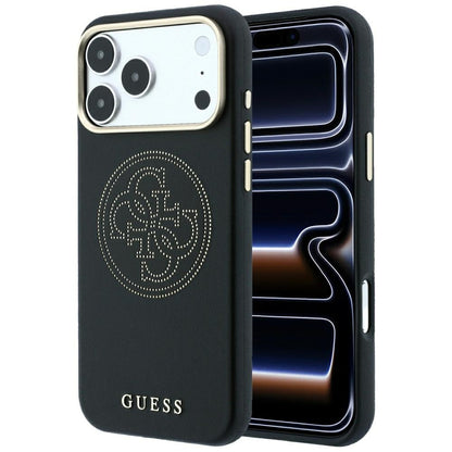 MagSafe-kuori Apple iPhone 18 Pro / 17 Pro:lle, Guess, Perforated 4G, Musta