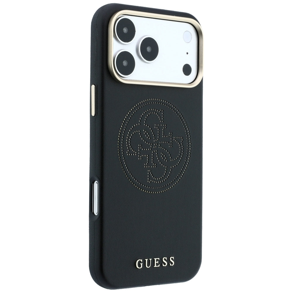 MagSafe-kuori Apple iPhone 18 Pro / 17 Pro:lle, Guess, Perforated 4G, Musta