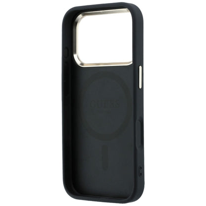 MagSafe-kuori Apple iPhone 18 Pro / 17 Pro:lle, Guess, Saffiano Small 4G Classic, Musta