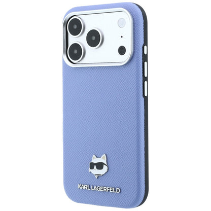 MagSafe-kuori Apple iPhone 18 Pro / 17 Pro:lle, Karl Lagerfeld, Grained Choupette Head, Bleu