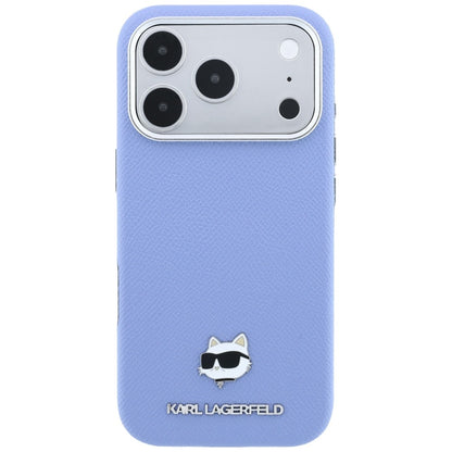 MagSafe-kuori Apple iPhone 18 Pro / 17 Pro:lle, Karl Lagerfeld, Grained Choupette Head, Bleu