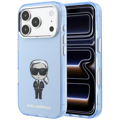 MagSafe-kuori Apple iPhone 18 Pro / 17 Pro:lle, Karl Lagerfeld, HC IML Ikonik Sketch Print, Sininen