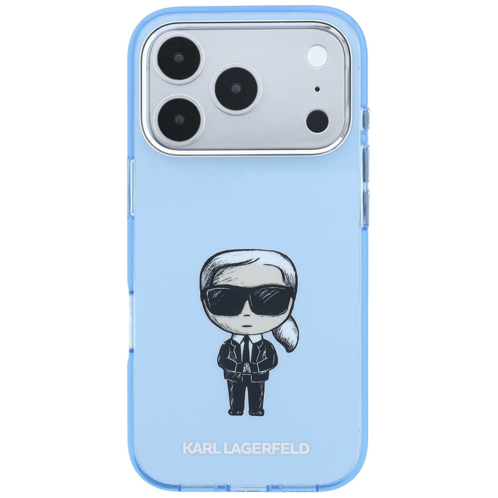 MagSafe-kuori Apple iPhone 18 Pro / 17 Pro:lle, Karl Lagerfeld, HC IML Ikonik Sketch Print, Sininen