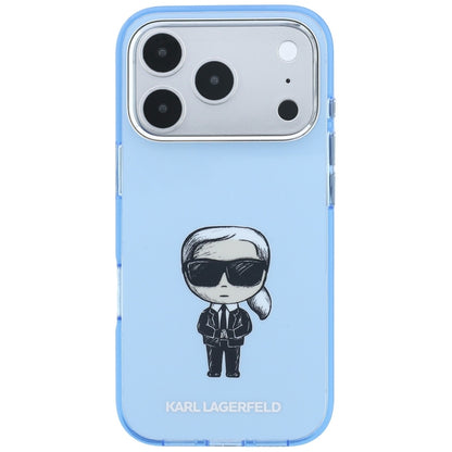 MagSafe-kuori Apple iPhone 18 Pro / 17 Pro:lle, Karl Lagerfeld, HC IML Ikonik Sketch Print, Sininen