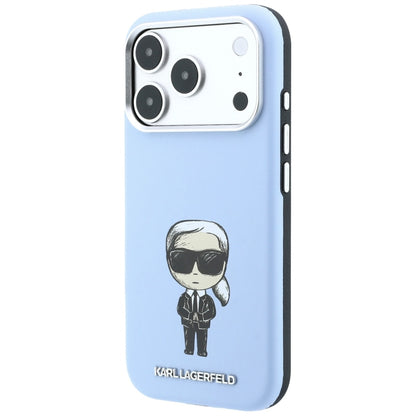 MagSafe-kuori Apple iPhone 18 Pro / 17 Pro:lle, Karl Lagerfeld, Ikonik Sketch, Sininen