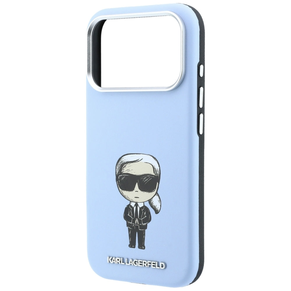 MagSafe-kuori Apple iPhone 18 Pro / 17 Pro:lle, Karl Lagerfeld, Ikonik Sketch, Sininen