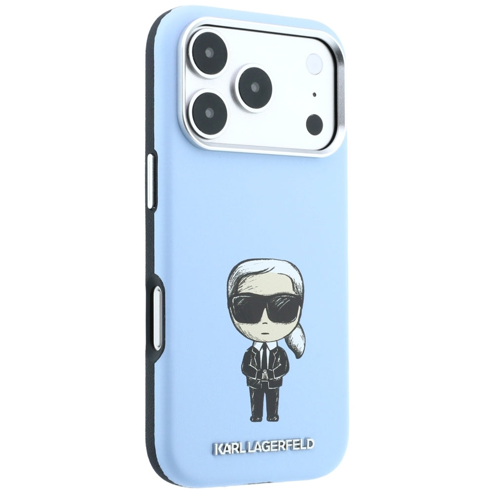 MagSafe-kuori Apple iPhone 18 Pro / 17 Pro:lle, Karl Lagerfeld, Ikonik Sketch, Sininen