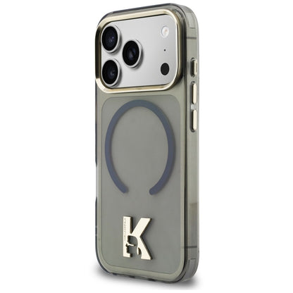 MagSafe Case for Apple iPhone 18 Pro / 17 Pro, Karl Lagerfeld, IML Karl Head Logo, Black
