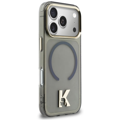 MagSafe Case for Apple iPhone 18 Pro / 17 Pro, Karl Lagerfeld, IML Karl Head Logo, Black