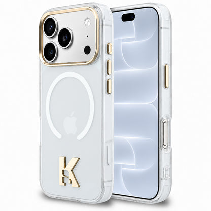 MagSafe-kuori Apple iPhone 18 Pro / 17 Pro -puhelimelle, Karl Lagerfeld, IML Karl Head -logo, läpinäkyvä