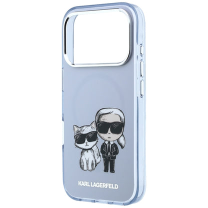 MagSafe-kuori Apple iPhone 18 Pro / 17 Pro:lle, Karl Lagerfeld, IML KC Bodies Sketch Print, Sininen