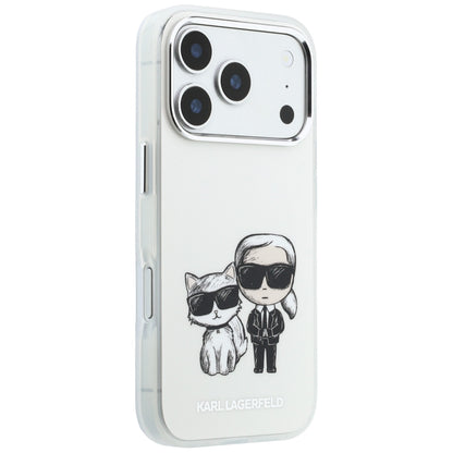 MagSafe-kuori Apple iPhone 18 Pro / 17 Pro:lle, Karl Lagerfeld, IML KC Bodies Sketch Print, Beige