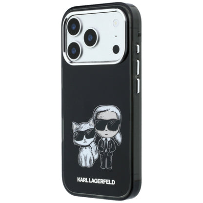 MagSafe-kuori Apple iPhone 18 Pro / 17 Pro:lle, Karl Lagerfeld, IML KC Bodies Sketch Print, Musta