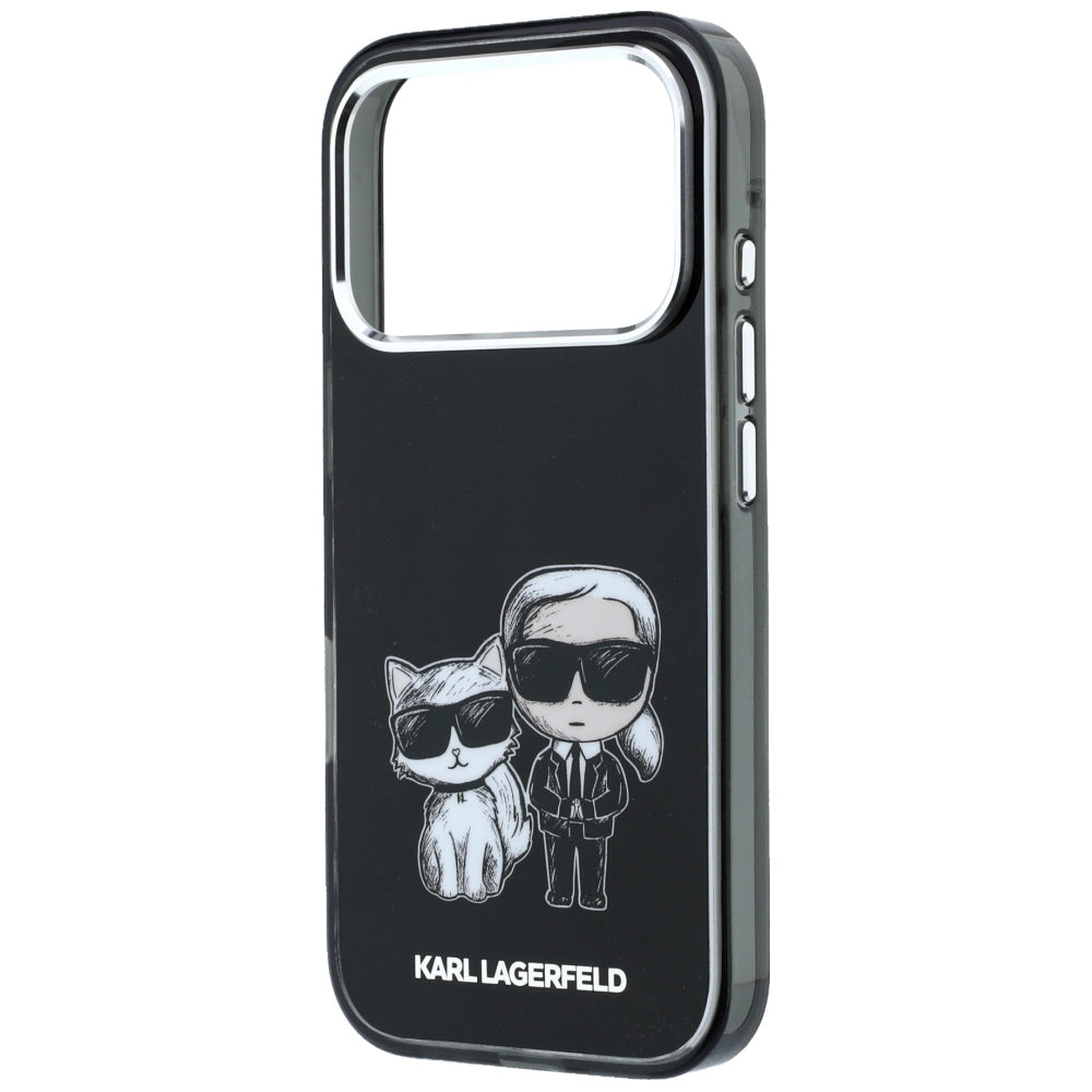 MagSafe-kuori Apple iPhone 18 Pro / 17 Pro:lle, Karl Lagerfeld, IML KC Bodies Sketch Print, Musta