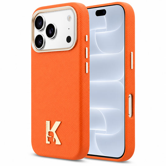 MagSafe-kuori Apple iPhone 18 Pro / 17 Pro:lle, Karl Lagerfeld, Karlin päälogo, Oranssi
