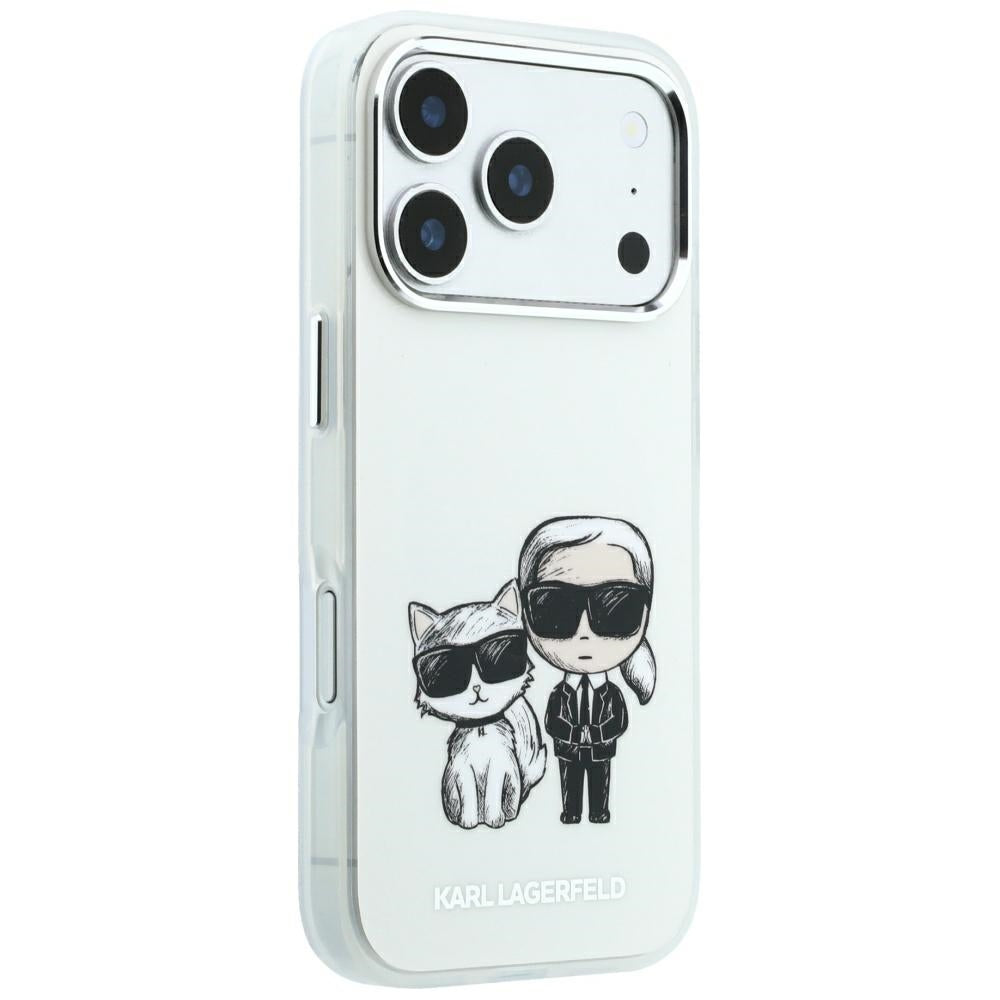 MagSafe Case for Apple iPhone 18 Pro / 17 Pro, Karl Lagerfeld, KC Bodies Sketch, Beige
