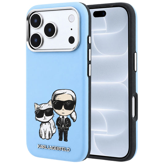 MagSafe-kuori Apple iPhone 18 Pro / 17 Pro:lle, Karl Lagerfeld, KC Bodies Sketch, Bleu
