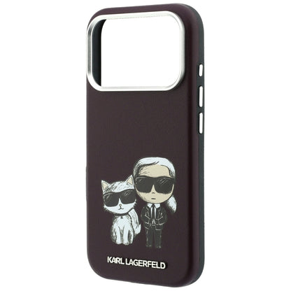 MagSafe-kuori Apple iPhone 18 Pro / 17 Pro:lle, Karl Lagerfeld, KC Bodies Sketch, Viininpunainen