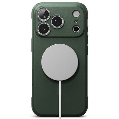 MagSafe-kuori Apple iPhone 18 Pro / 17 Pro:lle, Ringke, Onyx, Tummanvihreä