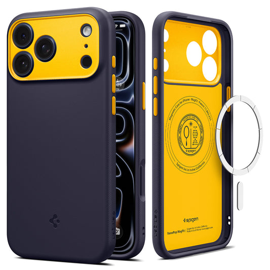 MagSafe-kuori Apple iPhone 18 Pro / 17 Pro:lle, Spigen, Caseology Nano Pop, Violetti ACS12178