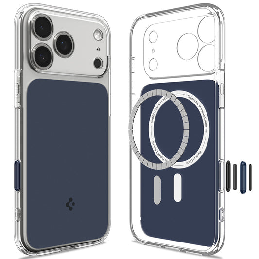 MagSafe-kuori Apple iPhone 18 Pro / 17 Pro:lle, Spigen, Ultra Hybrid T, Matta Sininen ACS12172