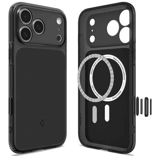 MagSafe-kuori Apple iPhone 18 Pro / 17 Pro:lle, Spigen, Ultra Hybrid T, Matta Musta ACS12171