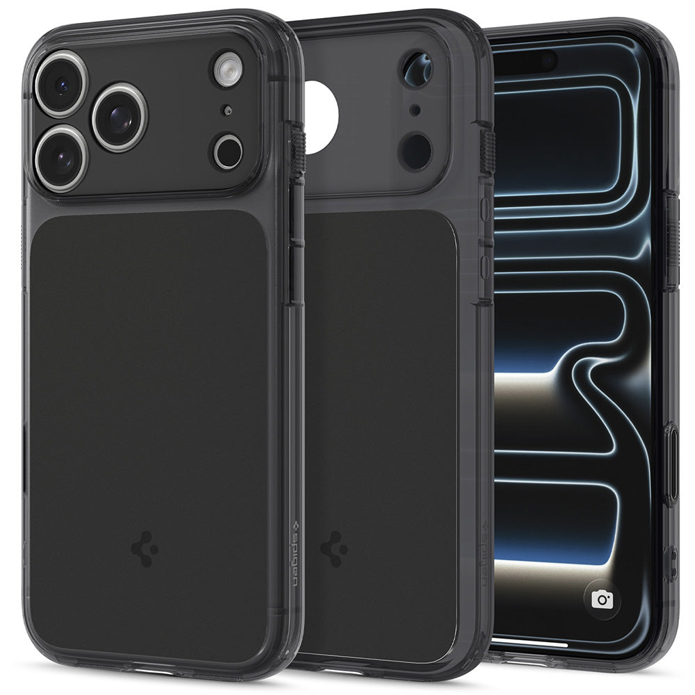 MagSafe-kuori Apple iPhone 18 Pro / 17 Pro:lle, Spigen, Ultra Hybrid T, Matta Musta ACS12171