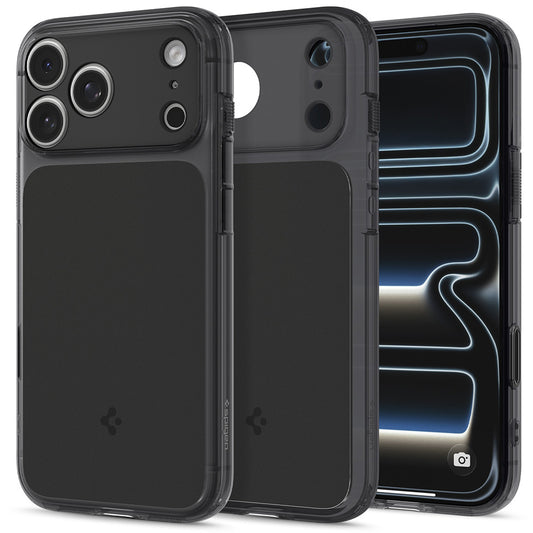 MagSafe-kuori Apple iPhone 18 Pro / 17 Pro:lle, Spigen, Ultra Hybrid T, Matta Musta ACS12171