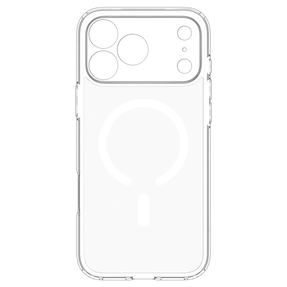 MagSafe-kuori Apple iPhone 18 Pro / 17 Pro:lle, Spigen, Ultra Hybrid, Valkoinen läpinäkyvä ACS12155
