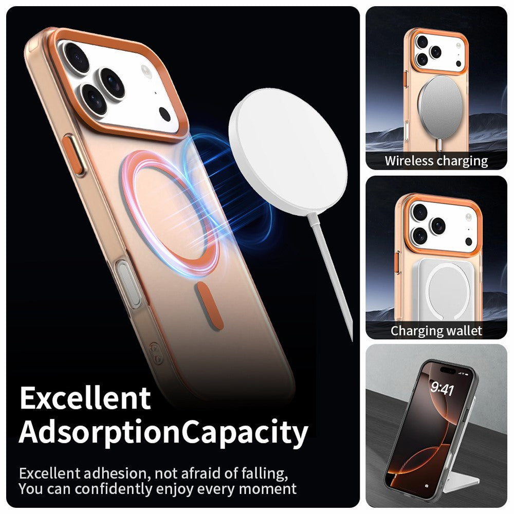 MagSafe-kuori Apple iPhone 18 Pro / 17 Pro:lle, Techsuit, CandyCase, Oranssi