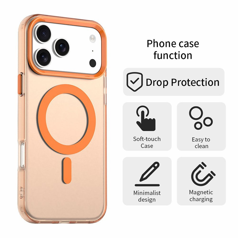 MagSafe-kuori Apple iPhone 18 Pro / 17 Pro:lle, Techsuit, CandyCase, Oranssi