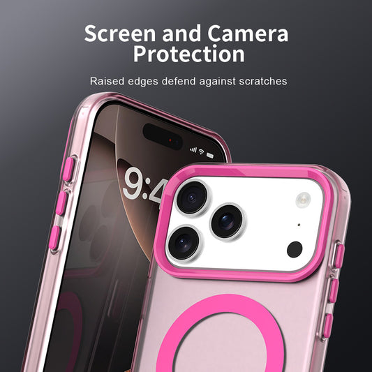 MagSafe-kuori Apple iPhone 18 Pro / 17 Pro:lle, Techsuit, CandyCase, Vaaleanpunainen