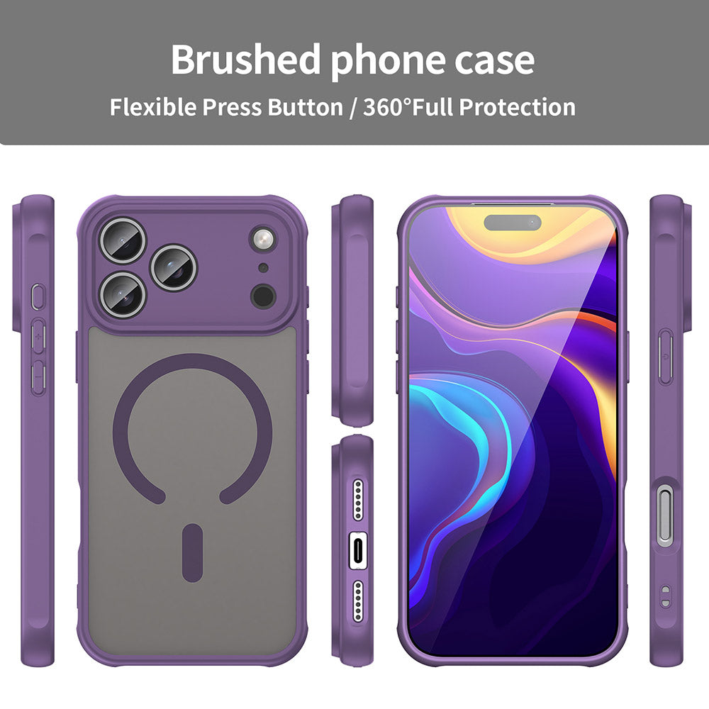 MagSafe-kuori Apple iPhone 18 Pro / 17 Pro:lle, Techsuit, HaloFrost II, Violetti