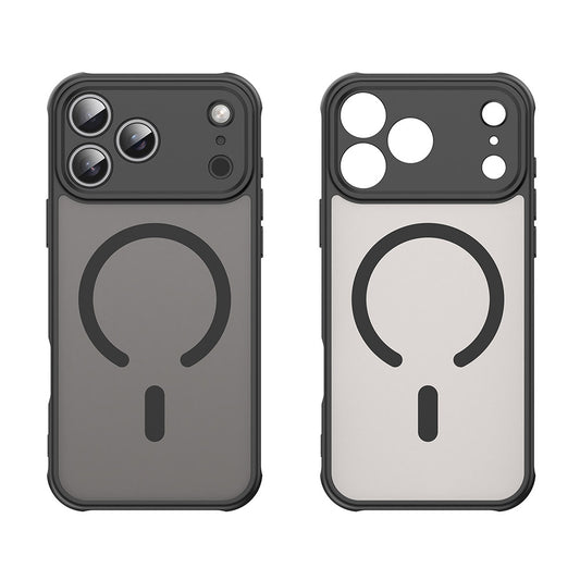 MagSafe-kuori Apple iPhone 18 Pro / 17 Pro:lle, Techsuit, HaloFrost II, Musta