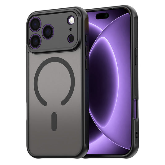 MagSafe-kuori Apple iPhone 18 Pro / 17 Pro:lle, Techsuit, HaloFrost II, Musta