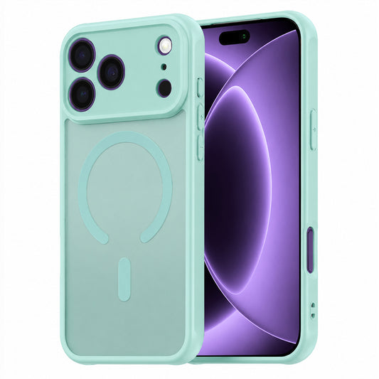 MagSafe-kuori Apple iPhone 18 Pro / 17 Pro:lle, Techsuit, HaloFrost II, Vaaleanvihreä