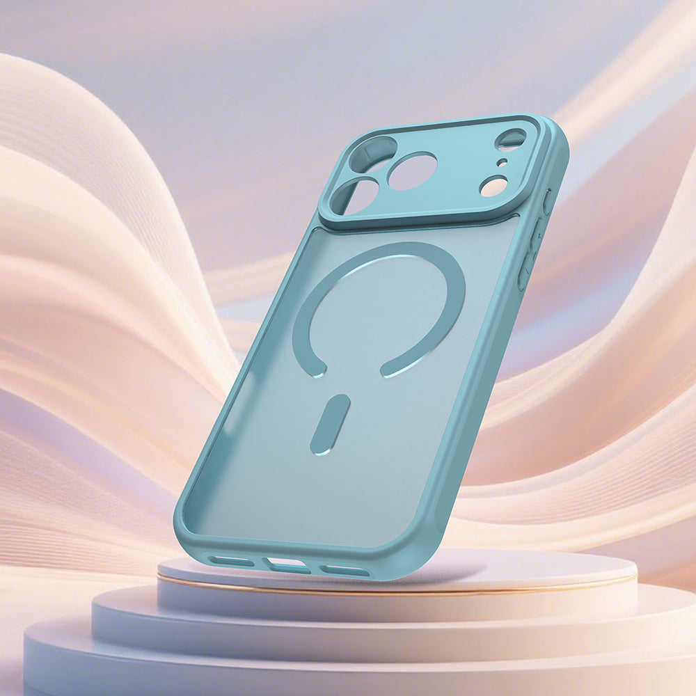 MagSafe-kuori Apple iPhone 18 Pro / 17 Pro:lle, Techsuit, HaloFrost II, Vaaleanvihreä