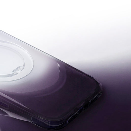MagSafe-kuori Apple iPhone 18 Pro / 17 Pro:lle, Torras, Ostand O3 Air Gradient, violetti oranssi