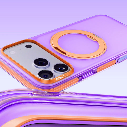 MagSafe-kuori Apple iPhone 18 Pro / 17 Pro:lle, Torras, Ostand O3 Hue, Violetti
