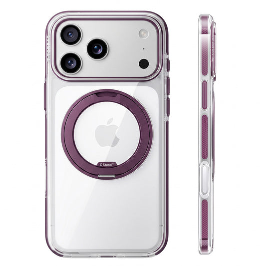 MagSafe-kuori Apple iPhone 18 Pro / 17 Pro:lle, Torras, Ostand O3 Light, Violetti