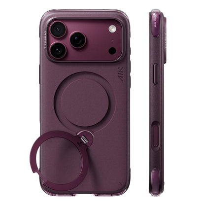 MagSafe-kuori Apple iPhone 18 Pro / 17 Pro:lle, Torras, Ostand Q3 Air Essential, Violetti