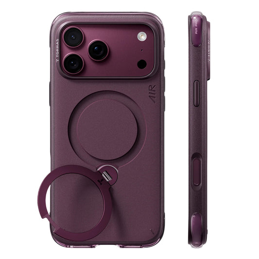 MagSafe-kuori Apple iPhone 18 Pro / 17 Pro:lle, Torras, Ostand Q3 Air Essential, Violetti