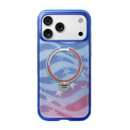 MagSafe-kuori Apple iPhone 18 Pro / 17 Pro:lle, Torras, Ostand Q3 Air Football, Sininen